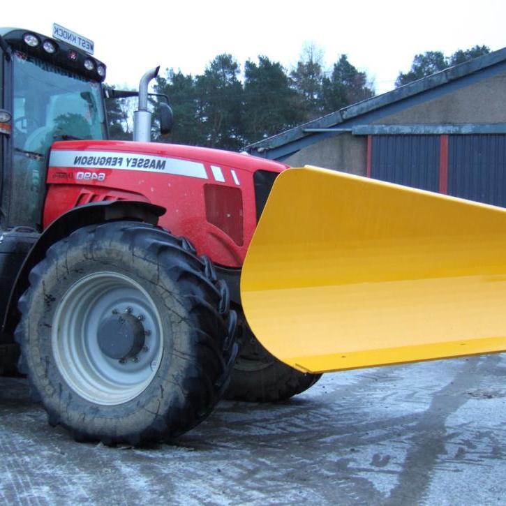 Vee Snow Plough on Massey Ferguson